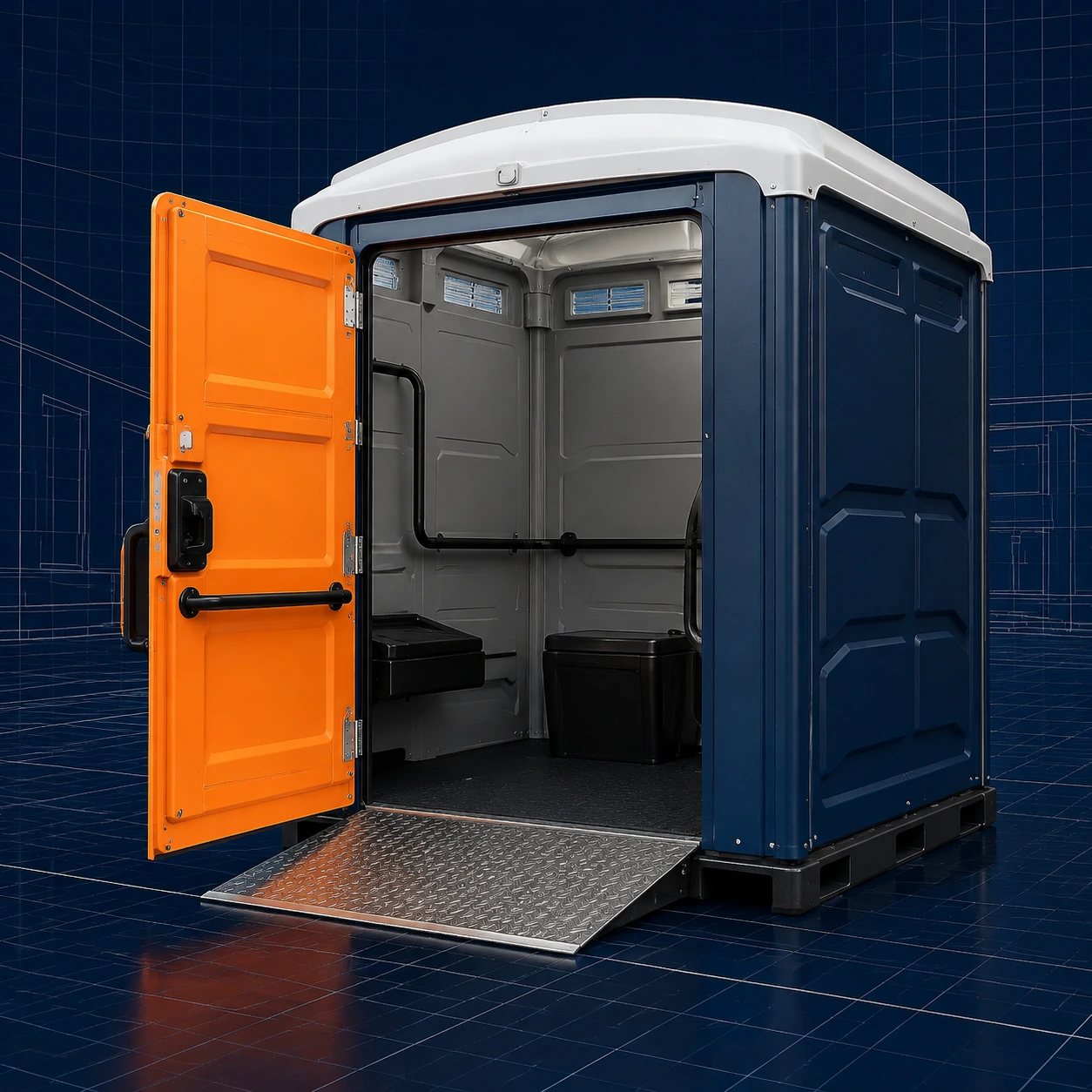 Portable restroom rental planning for Pineville, NC