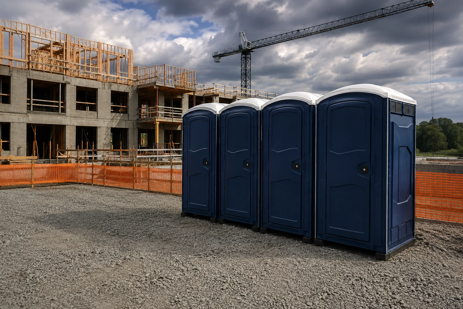 Portable restroom rental planning for Concord, NC